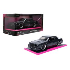 ماشین فلزی بیوک گرند نشنال 1987 سری Pink Slips مدل مشکی با مقیاس 1:24, image 