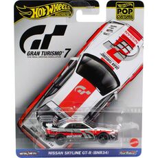 پک تکی ماشین  Hot Wheels Premium سری POP Culture مدل Nissan Skyline GT-R (BNR34), image 