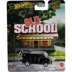 پک تکی ماشین  Hot Wheels Premium سری POP Culture مدل 1979 Dodge RAM VAN, image 