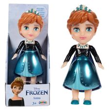 عروسک 8 سانتی پرنسس آنا با لباس مشکی Disney Frozen, image 