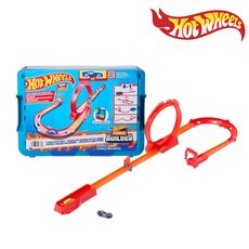 پیست ماشین های Hot Wheels سری Track Builder مدل Flame Stunt Pack, image 