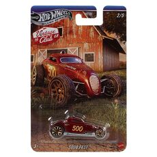 پک تکی ماشین‌ Hot wheels سری Vintage Racing Club مدل Sooo Fast, تنوع: HRT81-Fast, image 