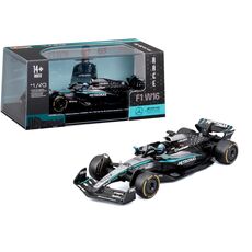 ماشین فلزی فرمول یک Mercedes-AMG W16 جورج راسل با مقیاس 1:43 به همراه کیس کلکسیونی Burago, تنوع: 18-38238-Mercedes, image 
