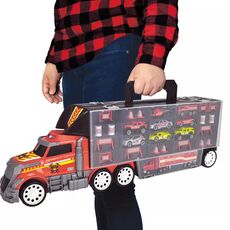 کامیون آتشنشانی حمل ماشین 62 سانتی Dickie Toys, image 