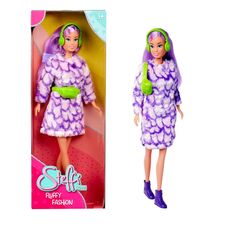 عروسک 29 سانتی Steffi Love مدل Fluffy Fashion با لباس بنفش, image 