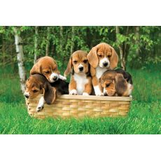 پازل 60 تکه ترفل مدل Beagle Puppies, image 2