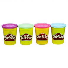 پک 4 تایی خمیربازی Play Doh (بنفش-سبز-صورتی-آبی), تنوع: B5517EU4-4 Colors Pet, image 2