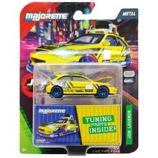 پک تکی ماشين فلزی 7 سانتی Majorette سری JDM Legends Deluxe  مدل Honda Civic Type R EK9 زرد, image 