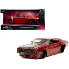 ماشین فلزی شورلت Chevelle SS سری Pink Slips مدل قرمز با مقیاس 1:24, image 