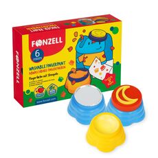پک 6 عددی رنگ انگشتی قابل شستشو Fonzell, image 