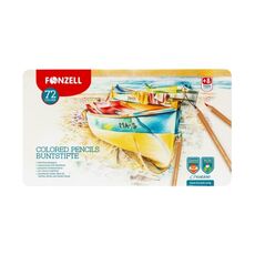پک 72 عددی مداد رنگی خلاقانه با جعبه فلزی Fonzell مدل قایق, تنوع: 685058-Boat, image 