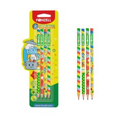 پک 4 عددی مداد HB مشکی Fonzell سری Little Tale مدل فیل آشپز, تنوع: 685033-Chef Elephant, image 