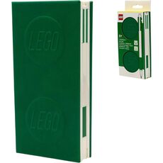 دفترچه یادداشت قفل دار و خودکار ژله ای سبز IQ, تنوع: 53697-Green, image 