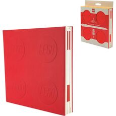 دفترچه یادداشت قفل دار و خودکار ژله ای قرمز IQ, تنوع: 53564-Red, image 