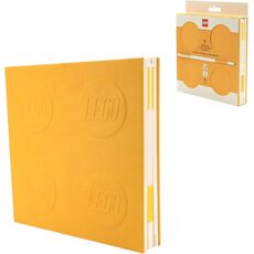 دفترچه یادداشت قفل دار و خودکار ژله ای زرد IQ, تنوع: 53565-Yellow, image 