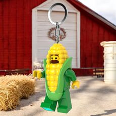 جاکلیدی 7 سانتی چراغ دار مرد لگویی با لباس ذرت IQ Lego, تنوع: 53683P-Corn, image 