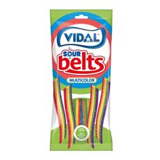 پاستیل 90 گرمی کمربندی ترش رنگین ‌کمانی Vidal, image 
