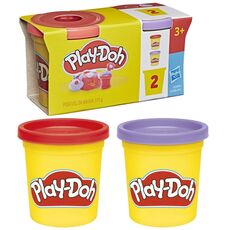 پک 2 تایی خمیربازی  Play Doh مدل بنفش و قرمز, تنوع: G1272-Purple, image 