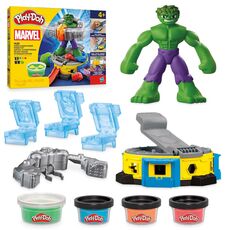 ست خمیربازی Smash & Squish مارول هالک Play Doh, image 