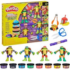 ست خمیربازی Cowabunga Creations لاک‌ پشت‌ های نینجا Play Doh, image 