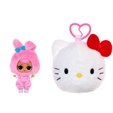 عروسک پولیشی دو رو LOL Surprise سری Loves Hello Kitty همراه با جاکلیدی, image 