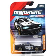 پک تکی ماشين فلزی 7 سانتی Majorette سریRescue World Premium  مدل پلیس Dodge Challenger SRT Hellcat, image 