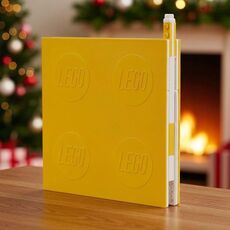 دفترچه یادداشت قفل دار و خودکار ژله ای زرد IQ Lego, تنوع: 53565-Yellow, image 