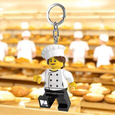 جاکلیدی 7 سانتی چراغ دار لگویی خانم آشپز IQ Lego, تنوع: 53544P-Cook, image 