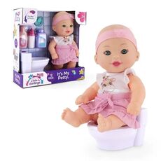 عروسک نوزاد 28 سانتی Baby Maziuna به همراه سرویس بهداشتی, image 