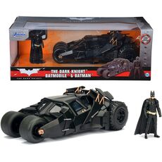 ماشین فلزی بتموبیل سری The Dark Knight به همراه فیگور بتمن با مقیاس 1:24, image 