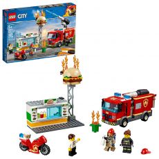لگو سیتی مدل آتش سوزی در برگر فروشی (60214), image 