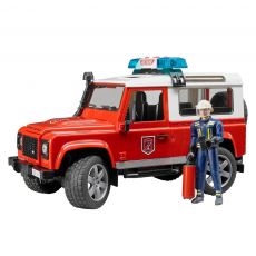 ماشین آتشنشانی لندرور به همراه فیگور آتش نشان برودر Bruder, image 