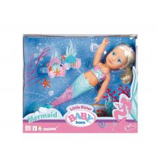 عروسک شناگر بیبی بورن مدل پری دریایی (Mermaid), image 