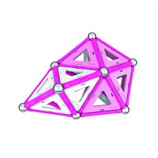 بازی مغناطیسی 68 قطعه‌ای جیومگ مدل Pink, image 9