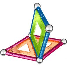 بازی مغناطیسی 22 قطعه‌ای جیومگ مدل Glitter, image 10