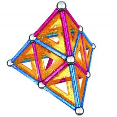 بازی مغناطیسی 68 قطعه‌ای جیومگ مدل Glitter, image 7