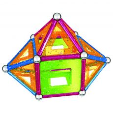 بازی مغناطیسی 68 قطعه‌ای جیومگ مدل Glitter, image 15