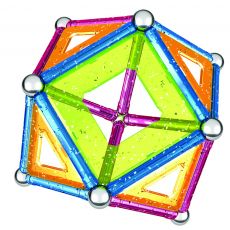 بازی مغناطیسی 44 قطعه‌ای جیومگ مدل Glitter, image 3