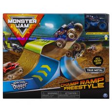 ماشین Monster Jam مدل Son Uva Digger به همراه پیست پرش با مقیاس 1:64, image 2