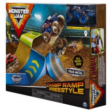 ماشین Monster Jam مدل Son Uva Digger به همراه پیست پرش با مقیاس 1:64, image 