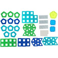 بازی مگنتی 180 قطعه‌ای جیومگ مدل Panels, image 4