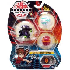 پک 3 تایی بازی نبرد باکوگان (Bakugan) مدل Darkus Lupitheon, image 