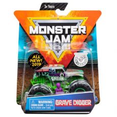 ماشین Monster Jam مدل Grave Digger با مقیاس 1:64 به همراه آدمک, image 