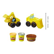 ست خمیربازی لودر و بیل مکانیکی Play Doh, تنوع: E4294EU40-Excavator and Loader, image 3