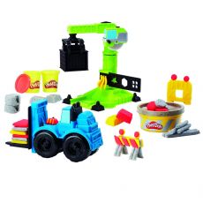 ست خمیربازی لیفتراک و جرثقیل Play Doh, تنوع: E5400EU40-Crane and Forklift, image 3
