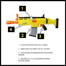 تفنگ نرف Nerf مدل Fortnite AR-L, image 4