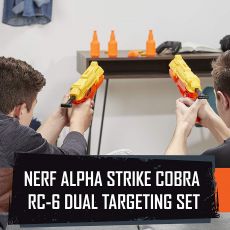 تفنگ دوقلو نرف Nerf Alpha Strike Cobra با 20 تیر و 4 بطری, image 4