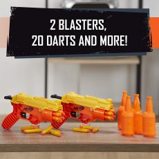 تفنگ دوقلو نرف Nerf Alpha Strike Cobra با 20 تیر و 4 بطری, image 5