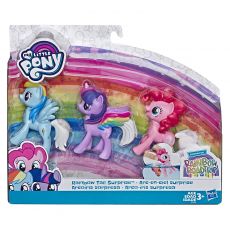 پک 3 تایی عروسک پونی با دم رنگین کمانی My Little Pony, image 