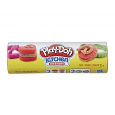 خمیر بازی بیسکویتی Play Doh (کرم و نارنجی), image 